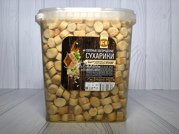 Сухарики с холодцом и хреном в Реутове