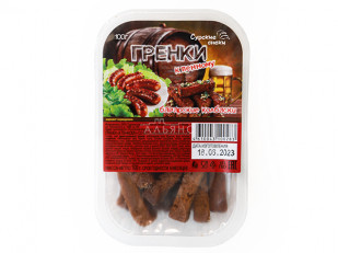 Диспенсеры для снеков: Сурские гренки Баварские колбаски (100 гр)