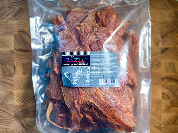 Мясо (АЛЬЯНС) вяленое курица 500гр "С халапеньо" в Реутове