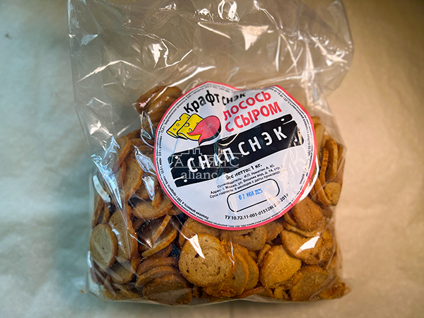 Снапсы ПШЕНИЧНЫЕ "Лосось с сыром" в Реутове