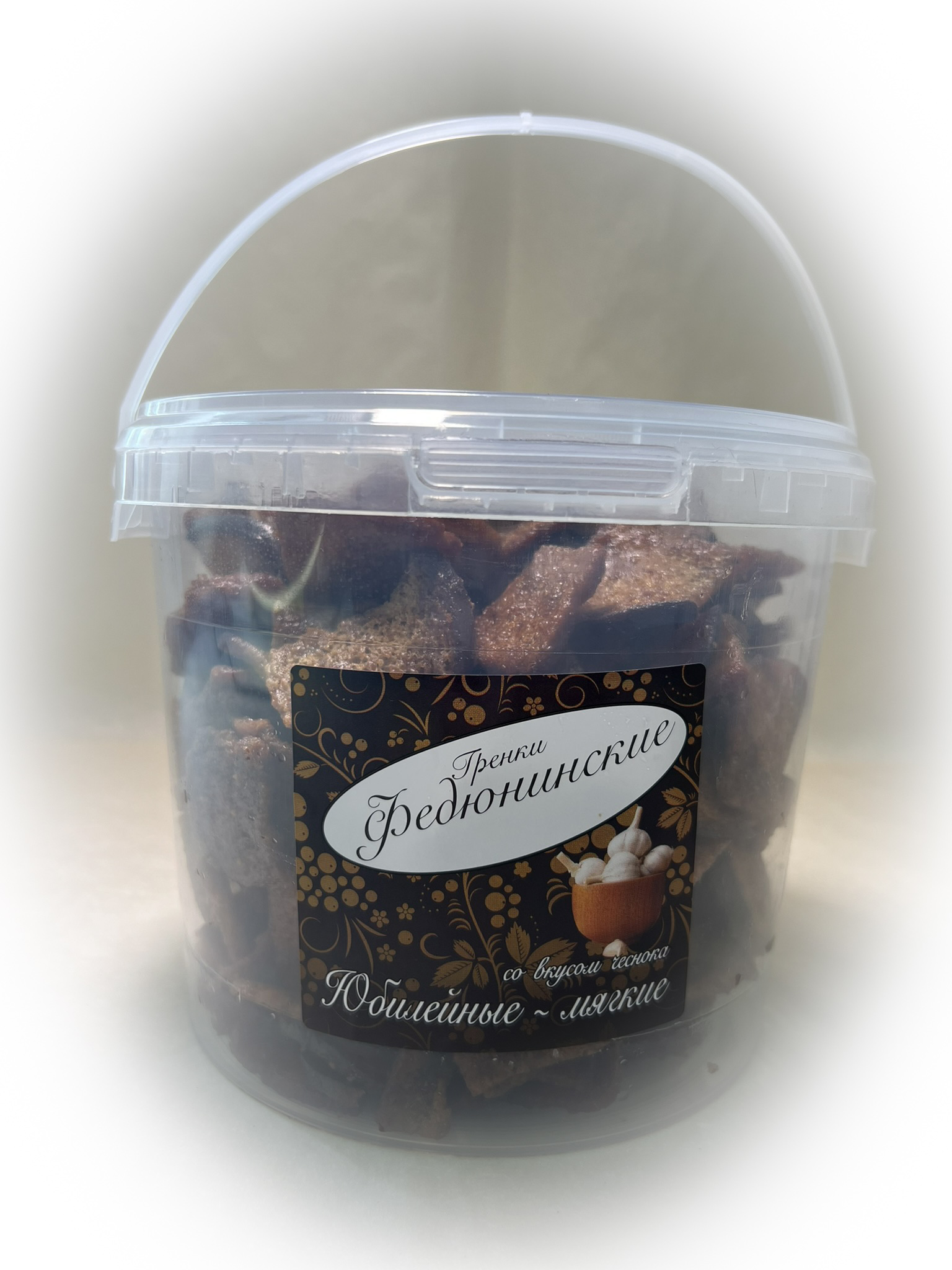 Гренки "ФЕДЮНИНСКИЕ" "Чеснок" (ведро 900 гр.) в Реутове
