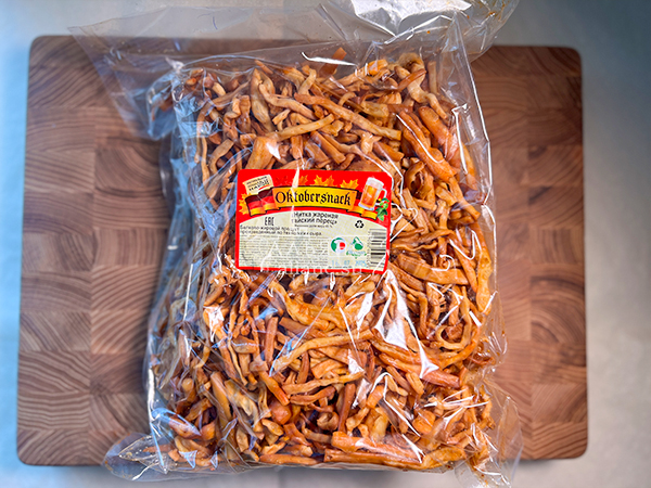 Нитка ЖАРЕНАЯ "Тайский перец" Oktobersnack 1 кг (сырный продукт) в Реутове