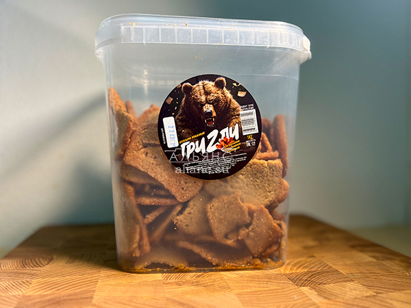 Ведро Ржаные гренки со вкусом Крылышки Барбекю (1 кг) в Реутове