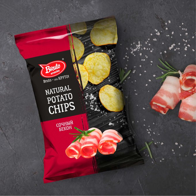 Картофель «Бруто» со вкусом бекона 130 гр. в Реутове