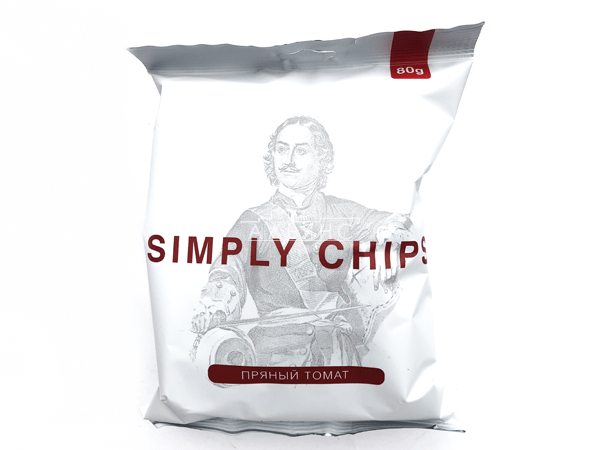 Картофельные чипсы "Simple chips" Пряный томат 80 гр. в Реутове